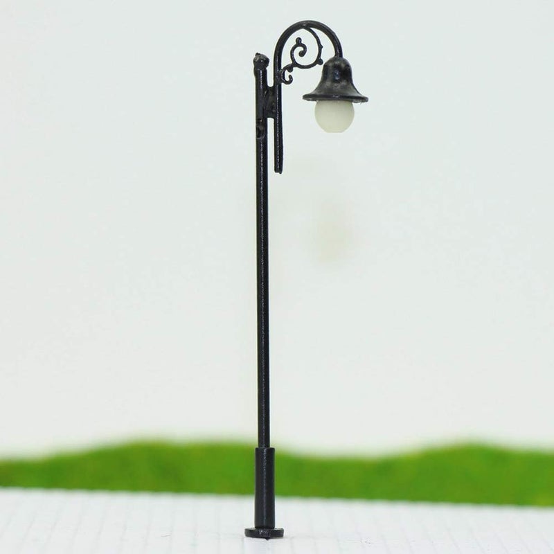 Evemodel LYM39 10pcs Model Railway Train Lamp Post 6.8cm or 2.68inch Street Lights HO OO Scale LEDs New - Image 2